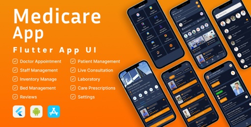 Medicare App Flutter UI Kit