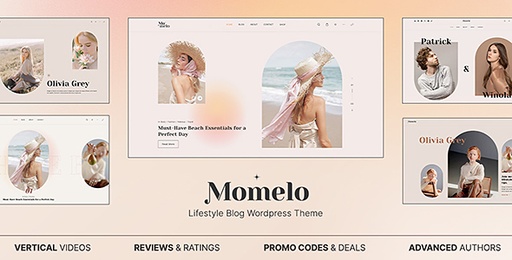 Momelo  Lifestyle Blog &amp; Magazine WordPress Theme