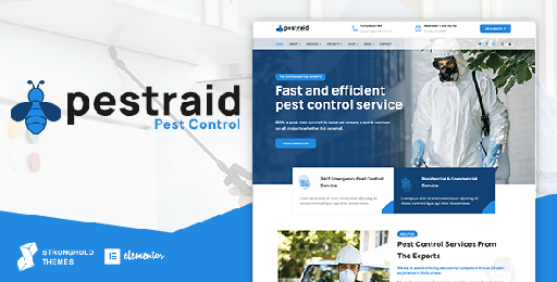 PestRaid  Pest Control WordPress Theme