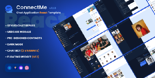 ConnectMe  Chat Application React Template