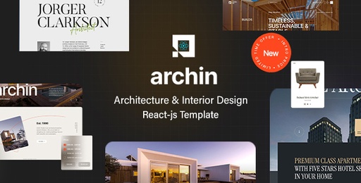 Archin  Architecture &amp; Interior Design Reactjs Template