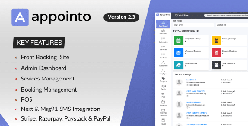 Appointo  Booking Management System