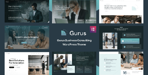 Gurus  Business Consulting WordPress Theme