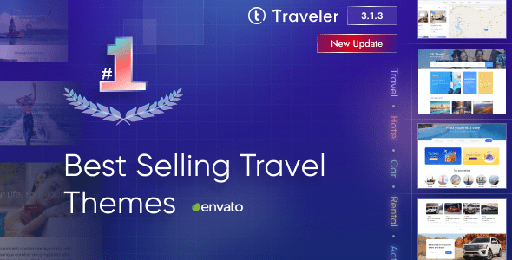 Traveler  Travel Booking WordPress Theme