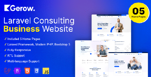 Gerow  Business Consulting Laravel Script