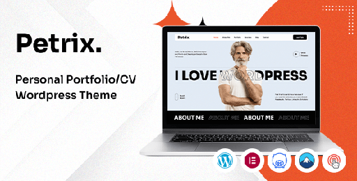 Petrix  Personal Portfolio WordPress Theme