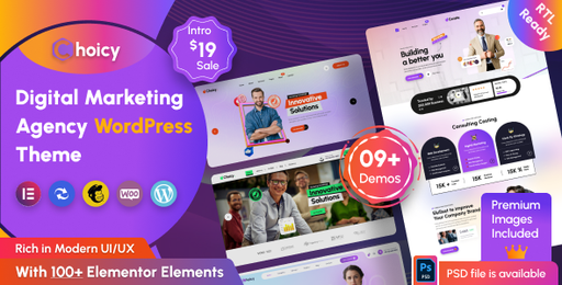 Choicy  Digital Marketing Agency WordPress Theme