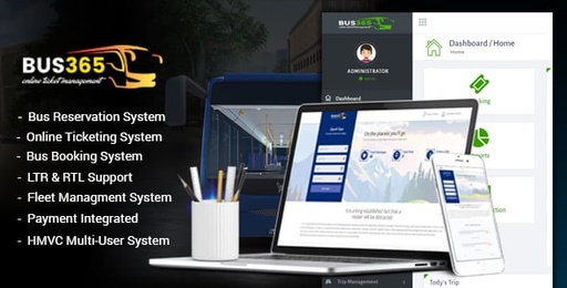 Bus365  Bus Reservation System with Website