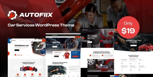 Autofiix  Car Services WordPress Theme