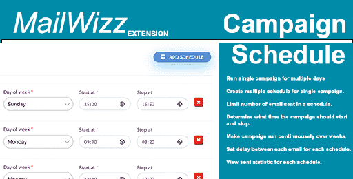 Campaign Scheduler for MailWizz EMA