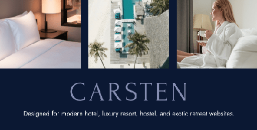 Carsten  Hotel Booking WordPress Theme