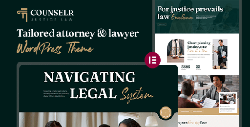 Counselr  Attorney &amp; Lawyer WordPress Theme