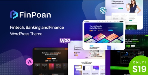 FinPoan  Fintech, Banking and Finance WordPress Theme