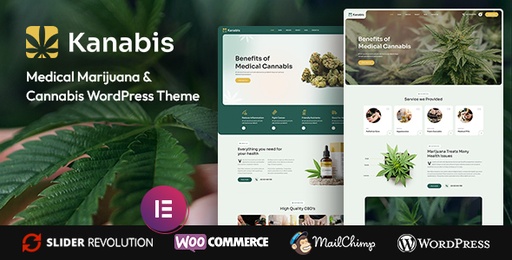 Kanabis  Medical Marijuana &amp; Cannabis WordPress Theme
