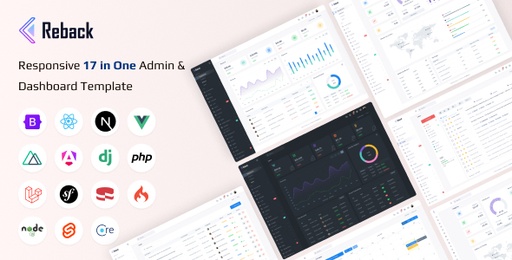 Reback  Multipurpose Admin &amp; Dashboard Template