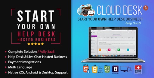 Cloud Desk 3  The Fully Saas Support Solution