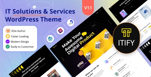 Itify  IT Solutions &amp; Services Wordpress Theme