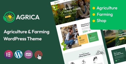 Agrica  Agriculture WordPress Theme
