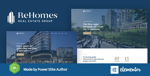 Rehomes  Real Estate Group WordPress Theme