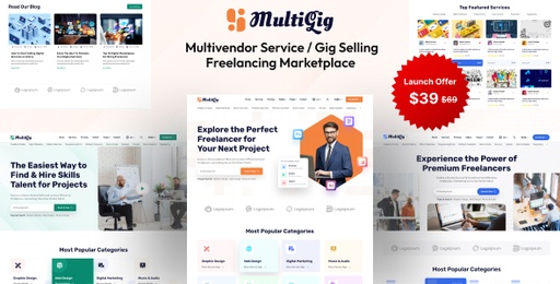 MultiGig  Service / Gig Selling Freelancing Marketplace (Subscription Based)
