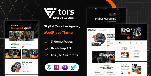 Vitors  Digital Marketing Agency WordPress Theme