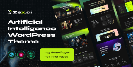 Zex  Ai Image Generate WordPress Theme