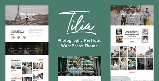 Tilia  Photography Portfolio WordPress Theme