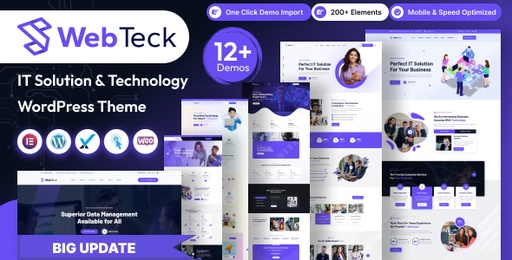 Webteck  IT Solution and Technology WordPress Theme