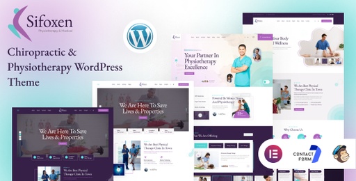 Sifoxen  Chiropractic &amp; Physiotherapy WordPress Theme