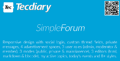 Simple Forum  Responsive Bulletin Board