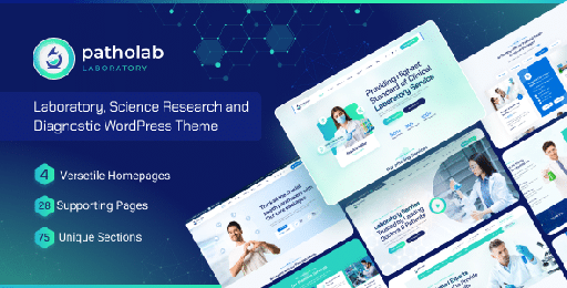 Patholab  Laboratory &amp; Science Research WordPress Theme