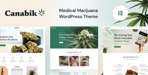 Canabik  Medical Marijuana WordPress Theme