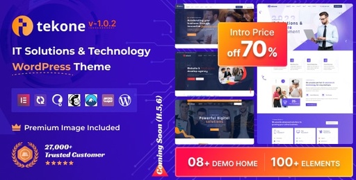 Tekone  IT Solutions &amp; Technology WordPress Theme