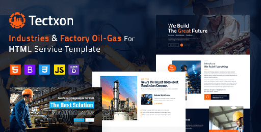 Tectxon  Industry &amp; Factory HTML5 Template
