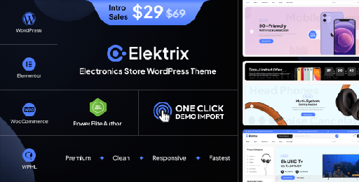 Elektrix  Electronics Store WooCommerce Theme