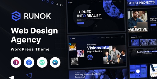 Runok  Web Agency WordPress Theme