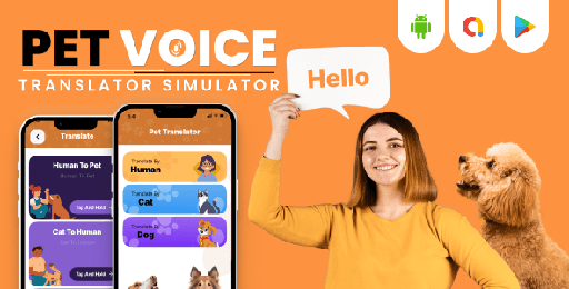 Pet Voice Translator Simulator  Human to Pet Voice Translator with Admob Ads
