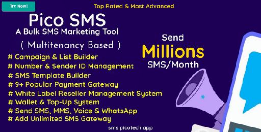 PicoSMS  A Bulk SMS Marketing Tool