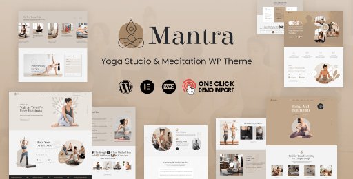 Mantra  Yoga &amp; Meditation WordPress Theme