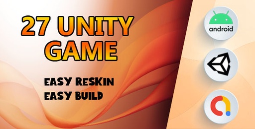 27 Unity Game Projects Bundle  (Admob  Unity)