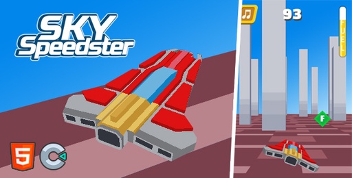 Sky Speedster  HTML5 Game (Construct 3)