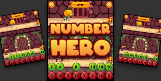 Number Pattern Hero  Cross Platform Math Game
