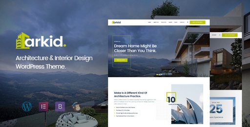 Arkid  Architecture and Interior Design WordPress Theme
