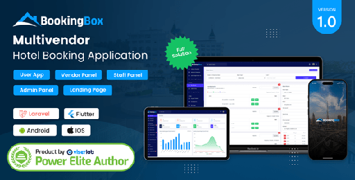 BookingBox  Complete MultiVendor Hotel Booking Application SAAS