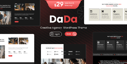 DaDa  Business Consulting Theme