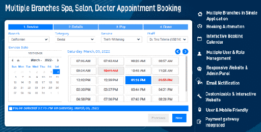 DevSteed | Spa, Salon, Doctor Appointment Booking &amp; Schedule Booking