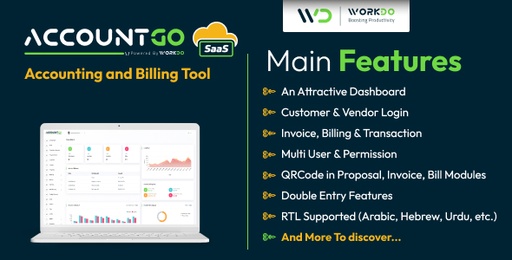 AccountGo SaaS  Accounting and Billing Tool