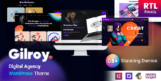 Gilory  Digital Agency WordPress Theme