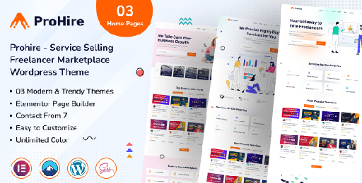 Prohire  Service Selling Marketplace WordPress