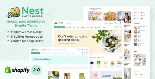 Nest  Multipurpose eCommerce Shopify Theme